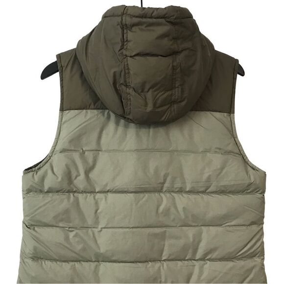 New! Prana Ice Thistle Reversible Duck Down Feather Puffer Hooded Winter Vest - Picture 6 of 14